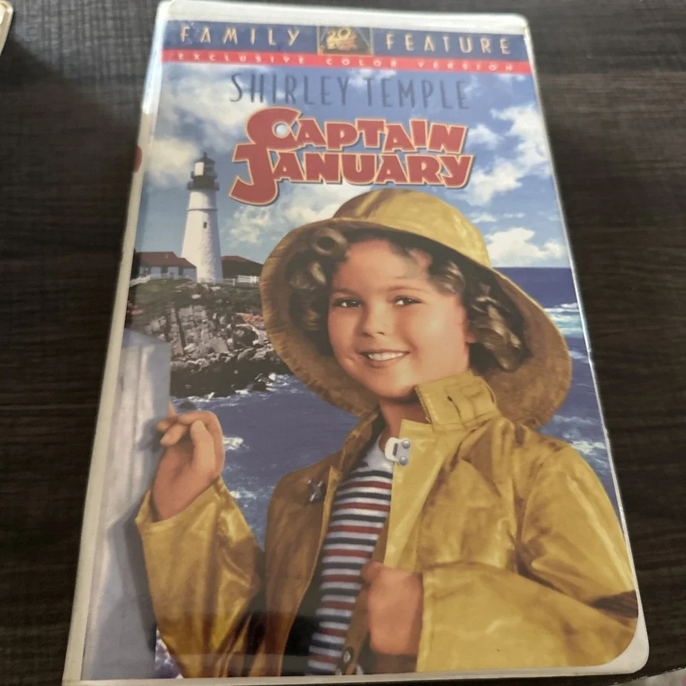 Vintage Shirley Temple Family Feature Color Version VHS Tapes Set Of 7